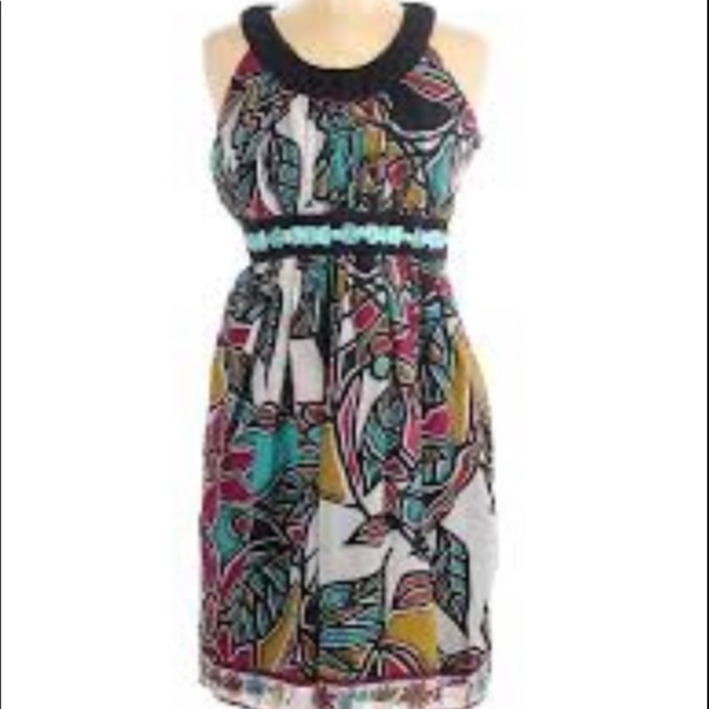 Nicole by Nicole Miller Sz 12 Floral Sheath Dress
